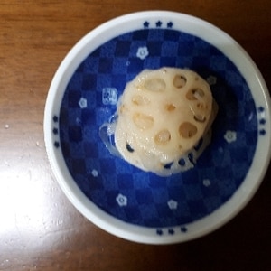 レンジで、塩麹酢れんこん